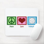Peace Liebe Volleyball Mousepad (Mit Mouse)