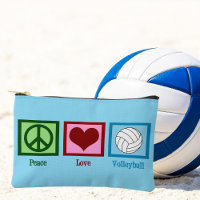 Peace Liebe Volleyball Niedlich Blue