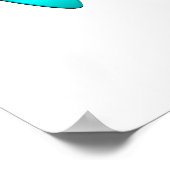 Peace Liebe Volleyball Poster (Ecke)