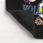 Peace Liebe Volleyball Stepmutter Life Mama Oma Mousepad (Ecke)