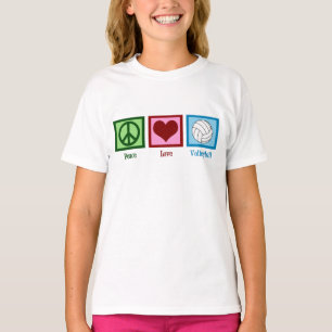 Peace Liebe Volleyball T-Shirt