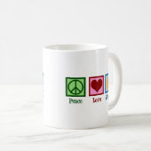 Peace Liebe Waffles Niedliche Kinder Kaffeetasse (VorderseiteRechts)