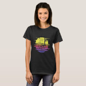 Peace Liebe Wanderschule Wandern Vibes T-Shirt (Vorne ganz)