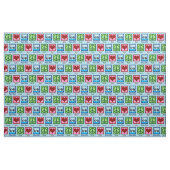 Peace Liebe Water Polo Stoff (Fat Quarter (45,7 x 55,9 cm))