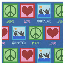 Peace Liebe Water Polo Team Blue