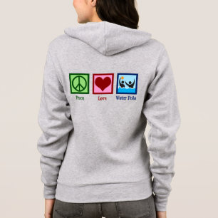 Peace Liebe Water Polo Team Hooded Sweatshirt