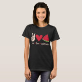 Peace Liebe Watermelon Grosse Kirche Santa Maria d T-Shirt (Vorne ganz)