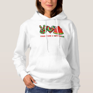 Peace Liebe Watermelon Peace Liebe Wassermelone Da Hoodie