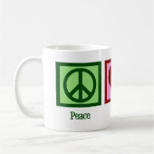 Peace Liebe Windsurfing Kaffeetasse (Links)