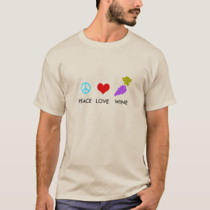 Peace Liebe Wine T-Shirt