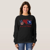 Peace Liebe Wyoming Sweatshirt (Vorne ganz)