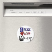 PEACE LIEBE XRAY MAGNET (In Situ (Geschirrspüler))