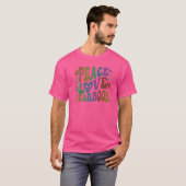 PEACE LIEBE YEARBOOK Retro Publishing Crew Editor T-Shirt (Vorne ganz)