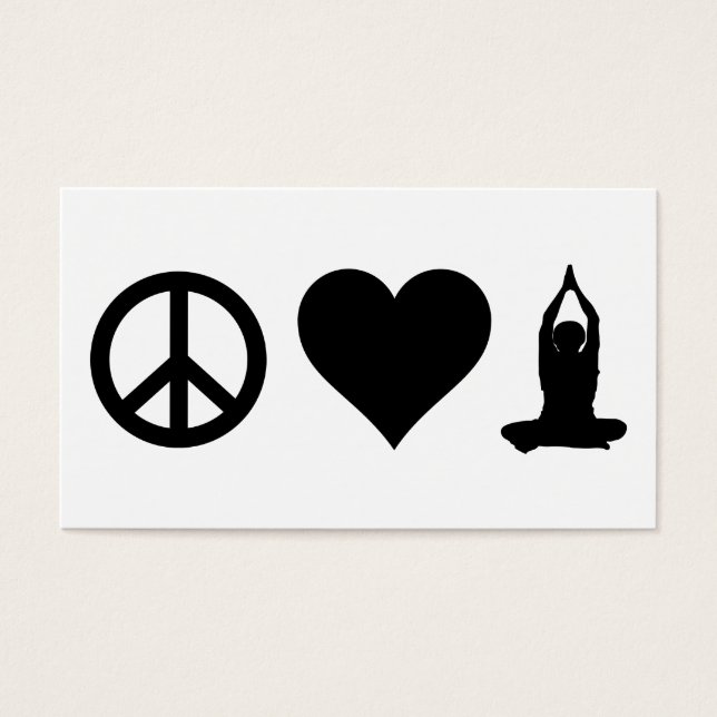 Peace Liebe Yoga (Vorderseite)