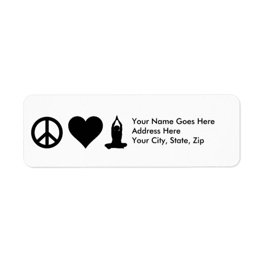 Peace Liebe Yoga (Vorne)