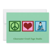 Peace Liebe Yoga Custom Studio Name Weihnachten