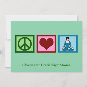 Peace Liebe Yoga Custom Studio Name Weihnachten