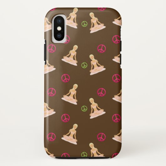 Peace Liebe & Yoga Handy Case (Rückseite)