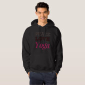 Peace Liebe Yoga Hoodie (Vorne ganz)