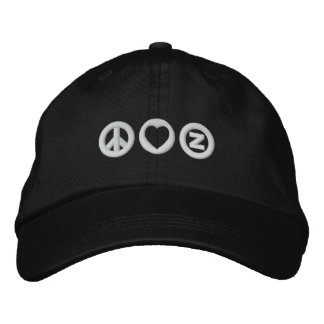 Peace Liebe Zazzle Bestickte Kappe