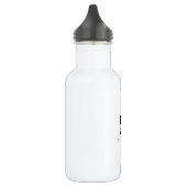 „Peace Light – Pure Love“-Logo Edelstahlflasche (Links)