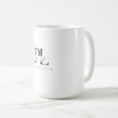 „Peace Light – Pure Love“-Logo Kaffeetasse (VorderseiteRechts)