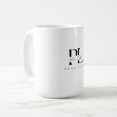 „Peace Light – Pure Love“-Logo Kaffeetasse (Vorderseite Links)