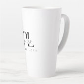 „Peace Light – Pure Love“-Logo Milchtasse (Rechte Ecke)