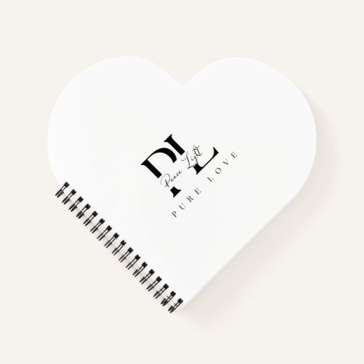 „Peace Light – Pure Love“-Logo Notizblock (Vorderseite)