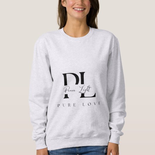 Peace Light – Pure Love Logo Sweatshirt (Vorderseite)
