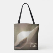 Peace Lily Blume Dream Time Phrase Tasche (Rückseite)