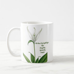 Peace Lily Comfort Spirituelle Inspiration Tasse