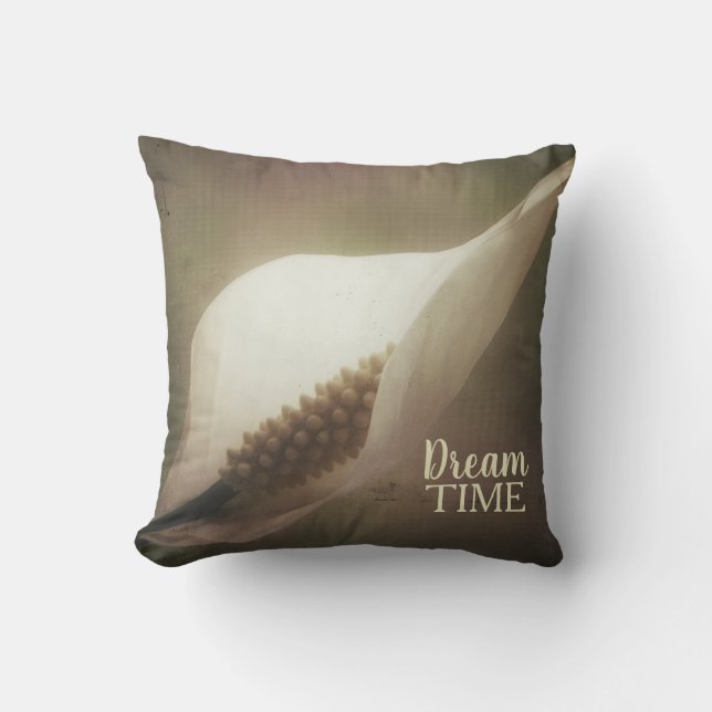 Peace Lily Dream Time Kissen (Vorderseite)