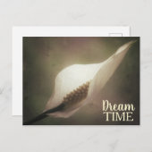 Peace Lily Dream Time Phrase Postkarte (Vorne/Hinten)