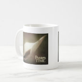 Peace Lily Dream Time Zitat Kaffeetasse (Vorderseite Links)