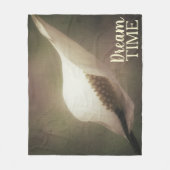 Peace Lily Fotografy Dream Time Phrase Fleecedecke (Vorderseite)