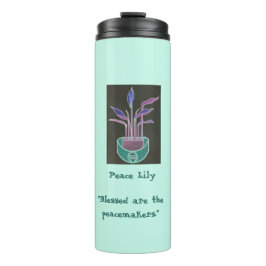 Peace Lily Thermosbecher