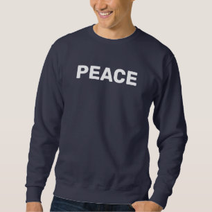 PEACE Logo Navy Sweatshirt