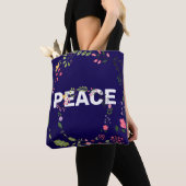 PEACE Logo Navy Tasche (Von Nahem)