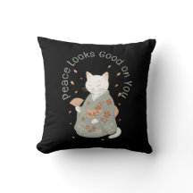 Peace Looks Good on You - Kimono Clad Cat