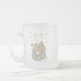 Peace Looks Good on You - Kimono Clad Cat Mattglastasse