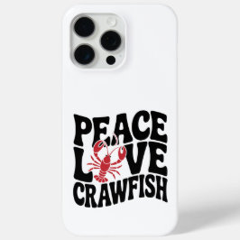Peace Love and Crawfish Cajun Case-Mate iPhone Hülle