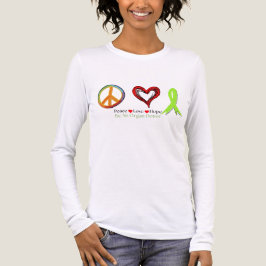 Peace Love and Hope Transplant Surgery, Recipient, Tri-Blend Shirt