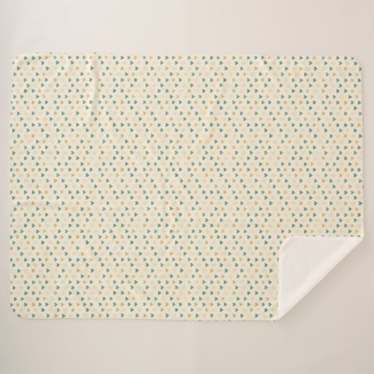 Peace, Love and Inclusion | Awareness Pattern Sherpadecke (Vorderseite (Horizontal))