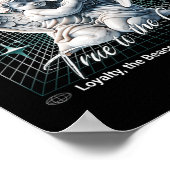 Peace Love And Loyalty - True To The Core Baby Ang Poster (Ecke)