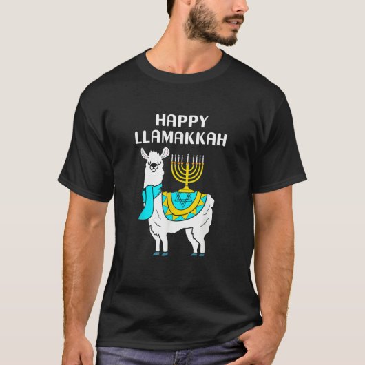 Peace Love and Miracles Happy Hanukkah Pjs Family  T-Shirt (Vorderseite)