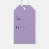 Peace, Love and Peppermint Geschenkanhänger (Rückseite)