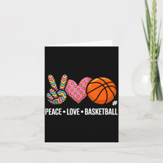 Peace Love Basball 1 Karte