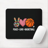 Peace Love Basball 1 Mousepad (Mit Mouse)