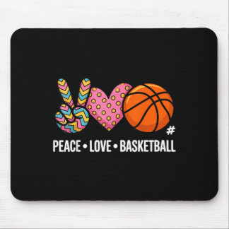 Peace Love Basball 1 Mousepad